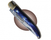 Laguiole plexi-bleu  